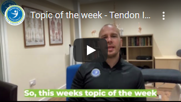 Tendon Injuries Example Video