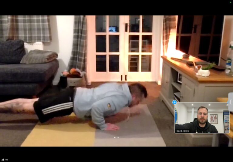 Online Physiotherapy Coaching - Example of a Session